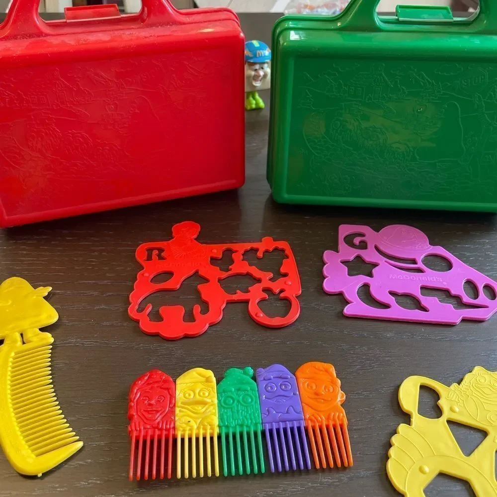 McDonald’s Bulletin Board Boxes Red and Green McDonald’s Combs Activity pieces